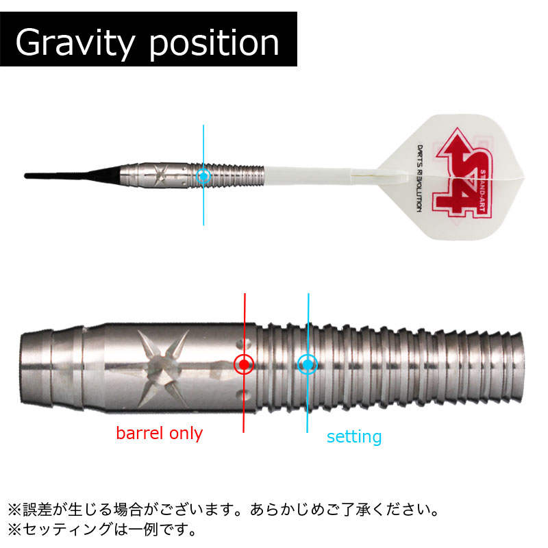 エスフォー ダーツ ゼウス4 オールシルバー S4 darts Zeus 4 Re:All
