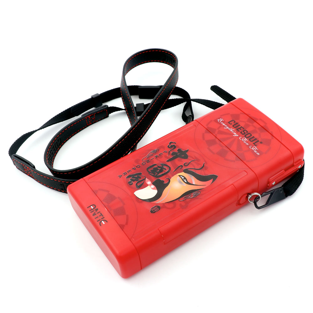 キューソール アンティ ケース 中国風 レッド CUESOUL ANTIE Hard Dart