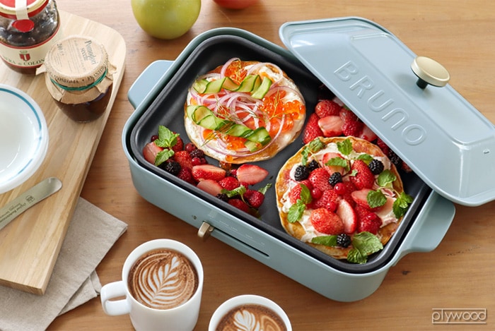 ブルーノ ホットプレート 本体＆平面プレート付 BOE119 | 新着