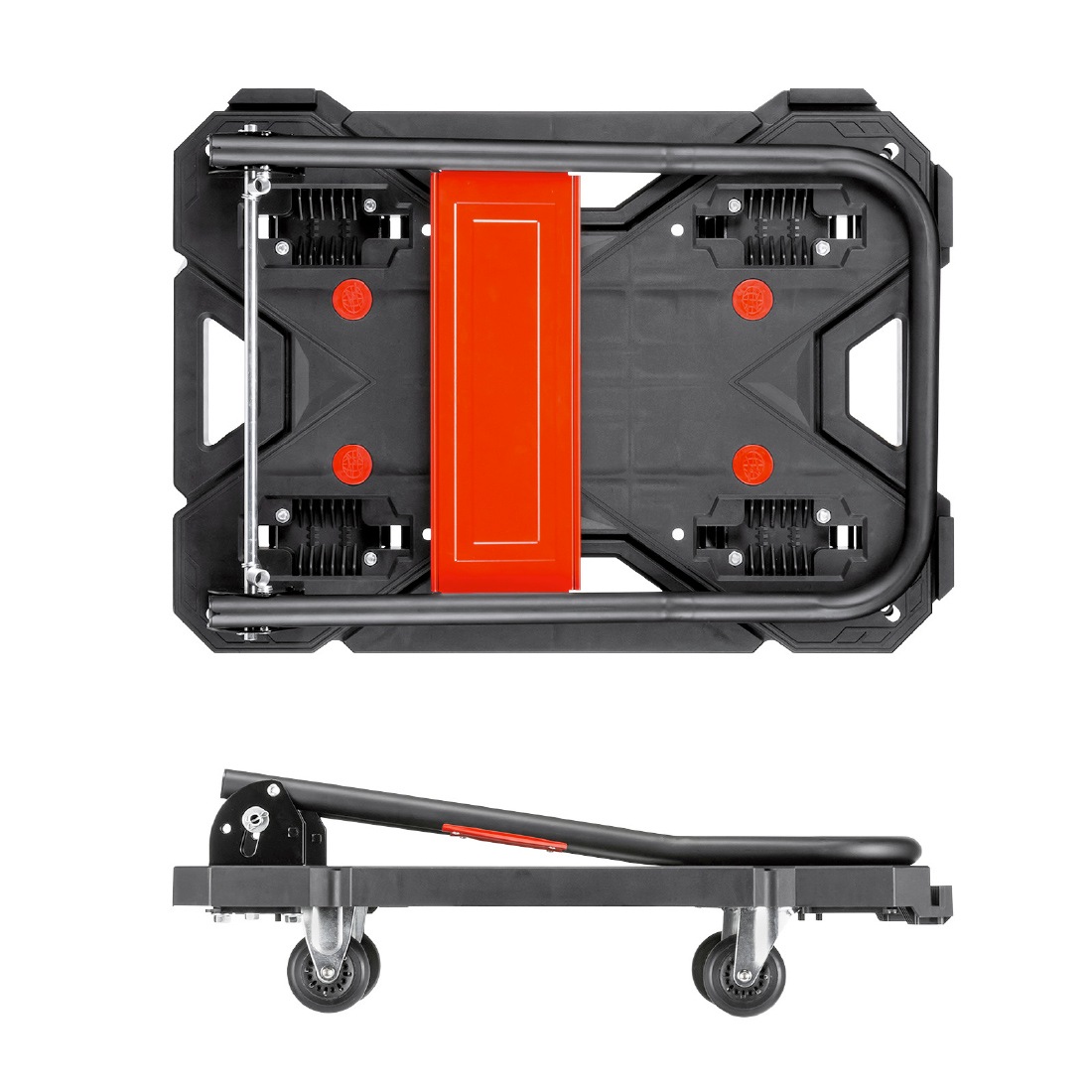 メーカ直送】 CART-FA7HBK 取っ手つき台車（大） 折りたたみ取っ手