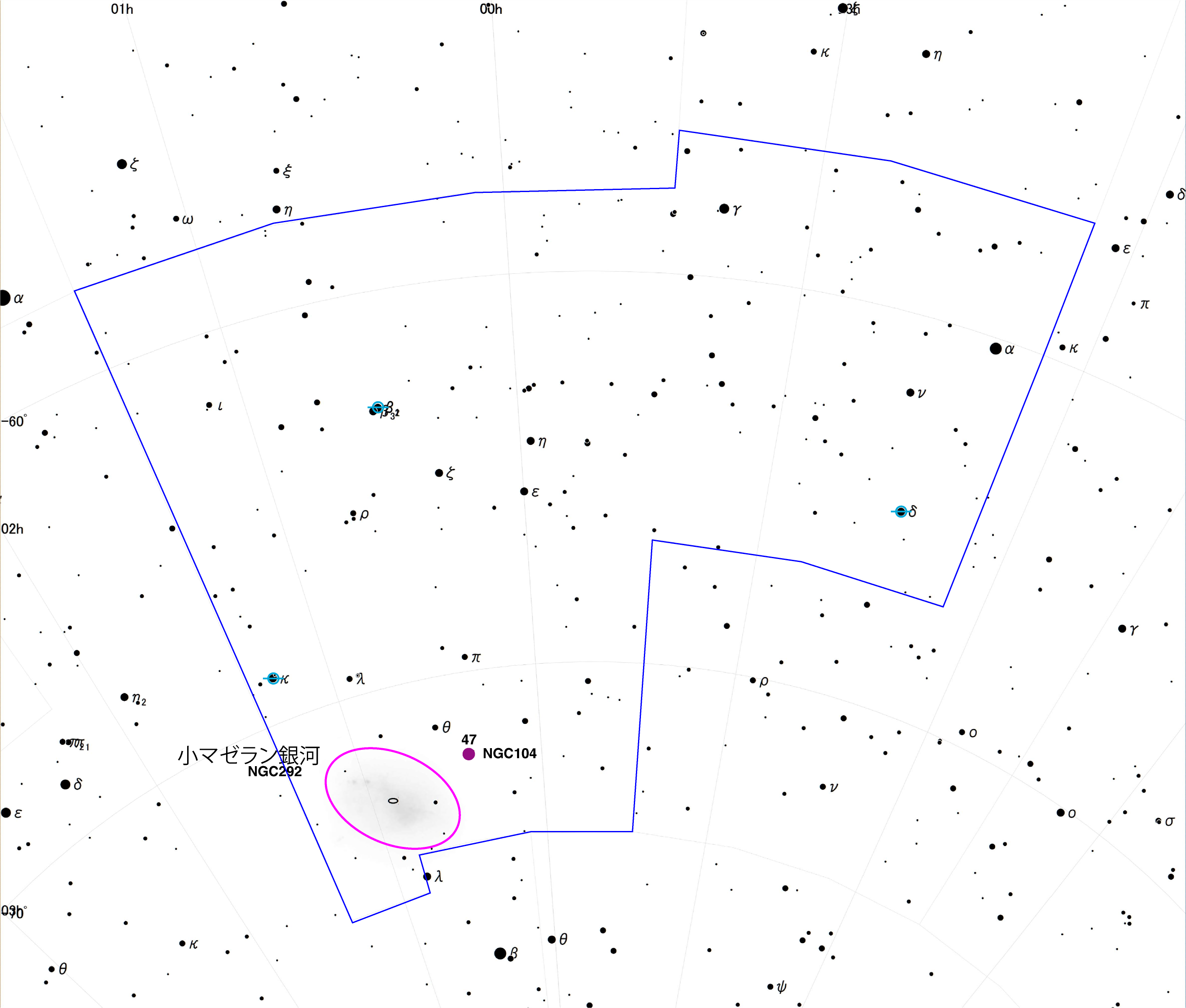 南天の星座｜星空大全 書籍連動 天体観測編