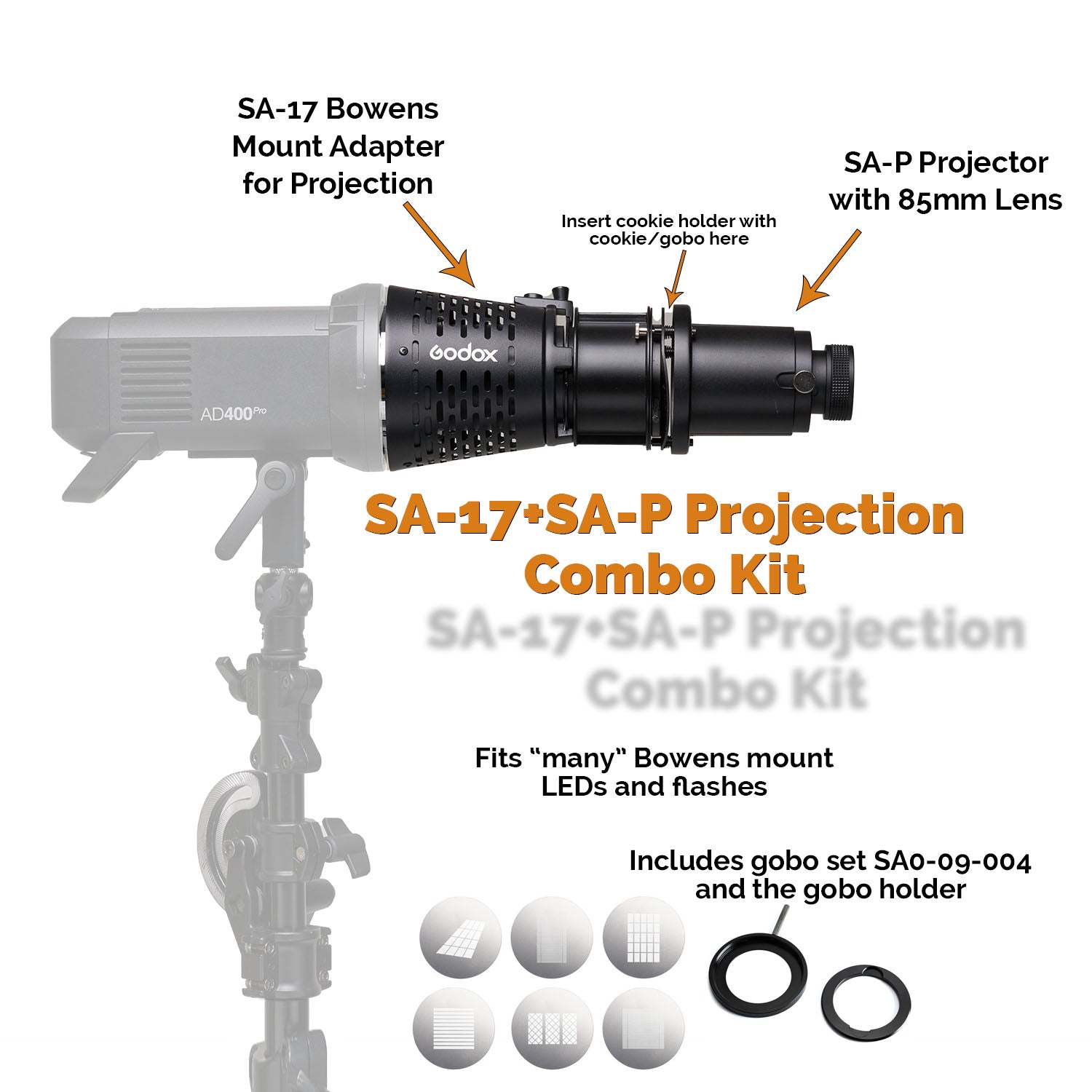 Godox SA17 Projection Kit with SA-P 85mm | MoLight