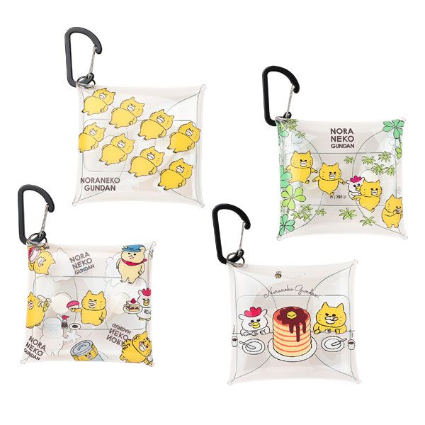 kodomoe shop｜【ノラネコぐんだん】クリアマルチケースSS(おやすみ