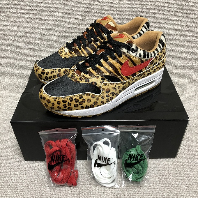 atmos × NIKE AIR MAX 1 ANIMAL PACKの所有者レビュー【サイズ感、履き