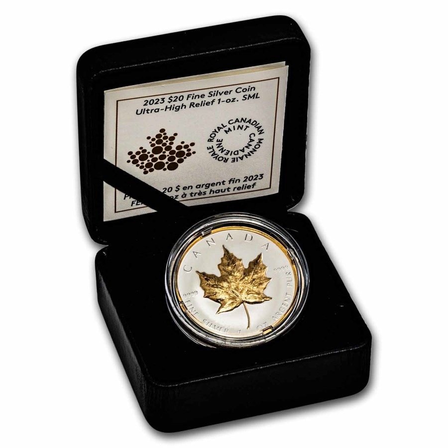 2021年 メイプル銀貨 1オンス カプセル付き 2021年 メイプル銀貨 1