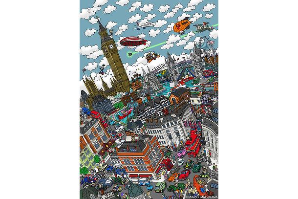 トヨタ博物館 「MOTOR PANIC －まつやまたかしイラスト展」を開催