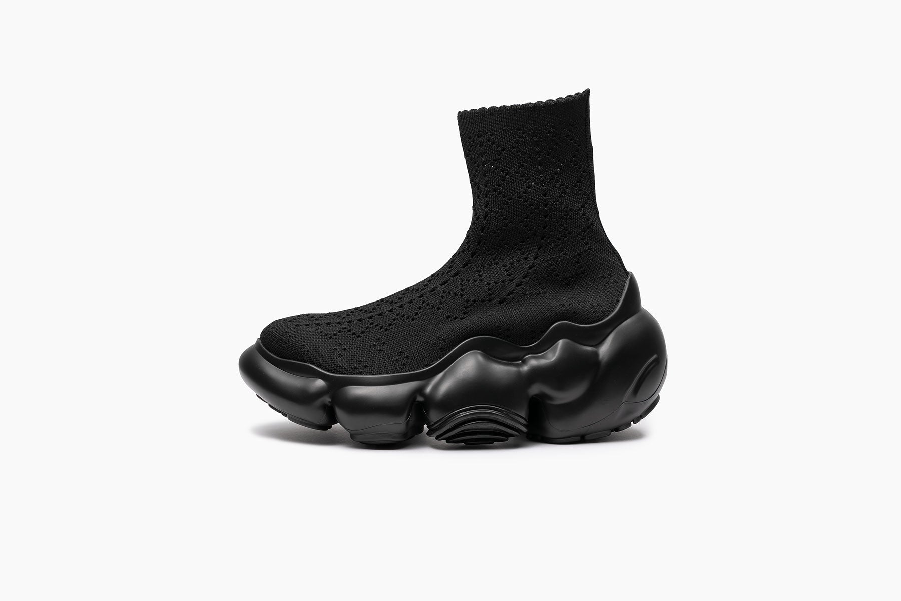 MOOPIE LACE - BLACK / BLACK SOLID (ムーピー レース - ブラック