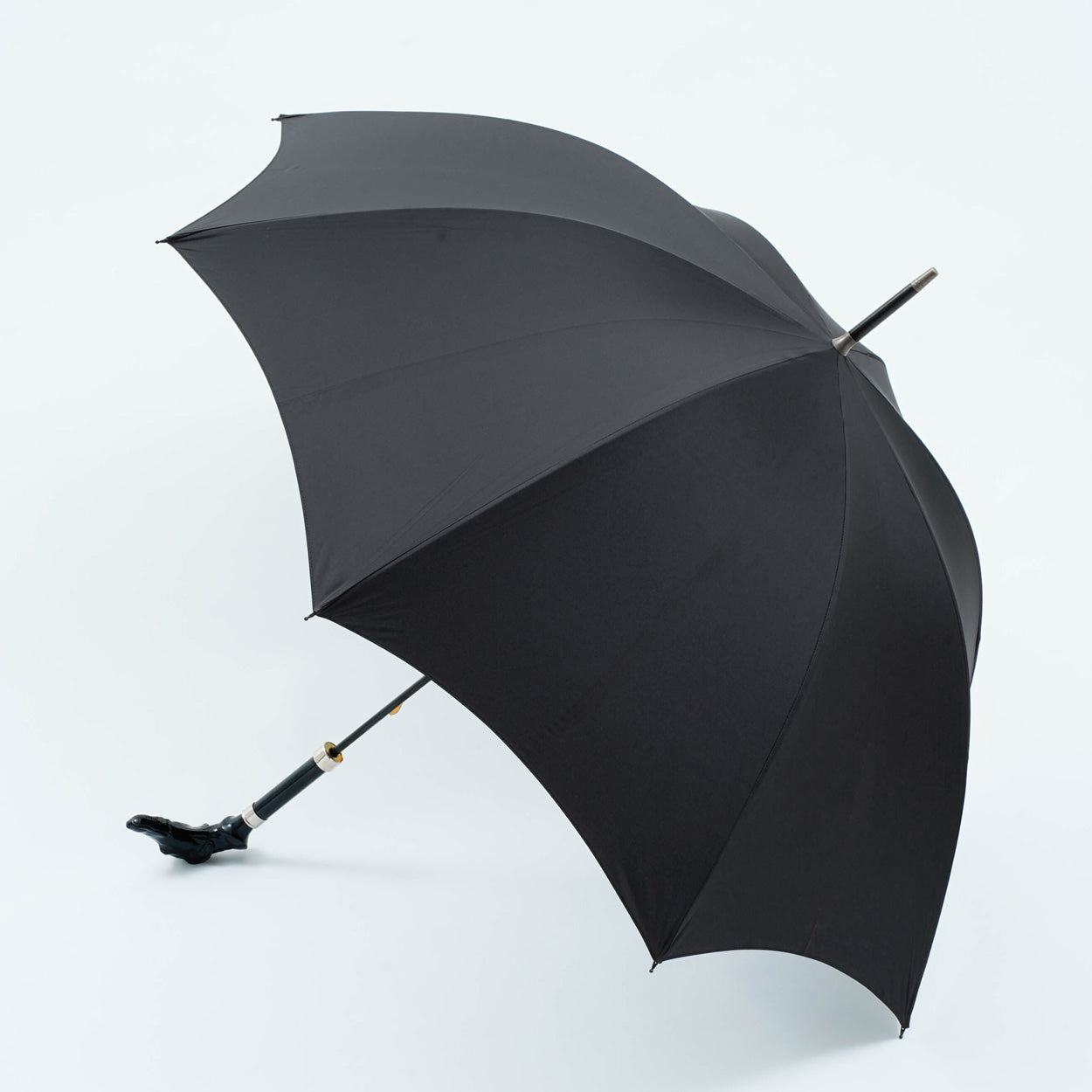 ブラックアニマルヘッド 晴雨兼用傘 GT25 長傘 Fox Umbrellas