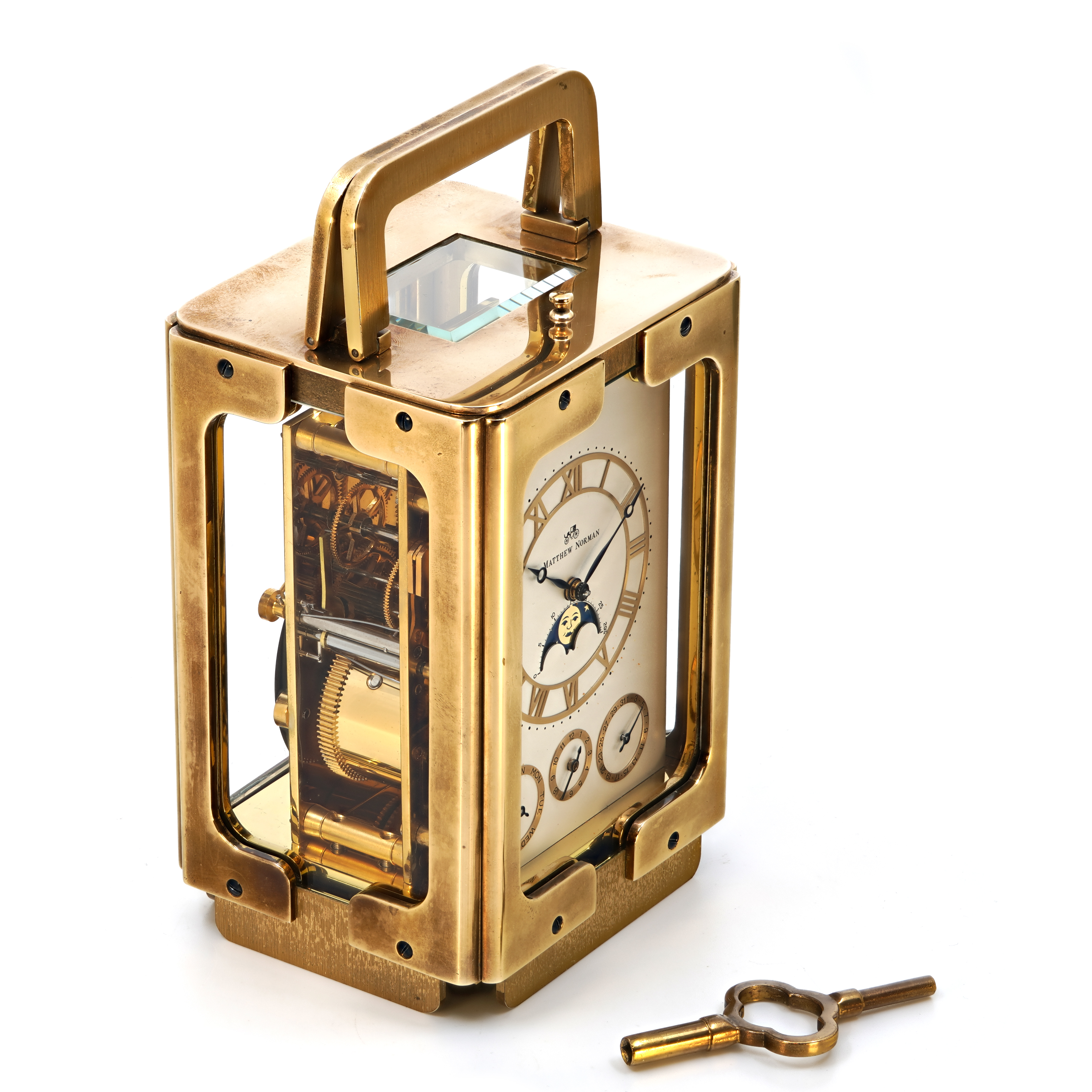 Matthew Norman Carriage Clock, 1980s on Grailium - Vintage Watches