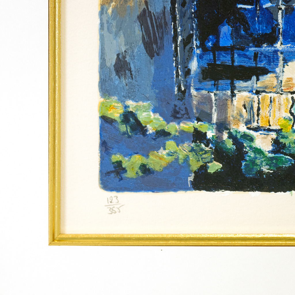 HAZEL SOAN (1954-) “Terrace View II” Serigraph | Grandview Mercantile