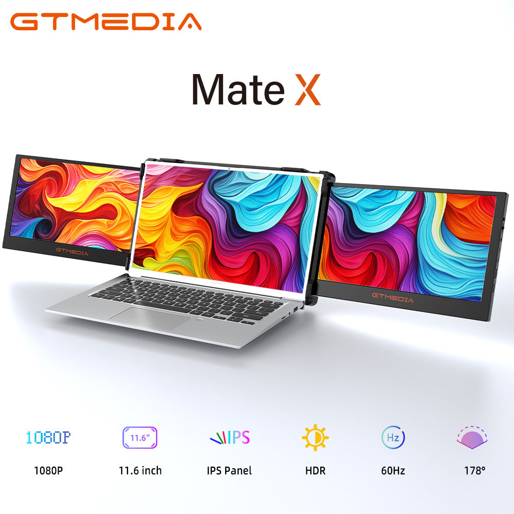 GTMEDIA Mate X Triple Screen 11.6'' Laptop Extender
