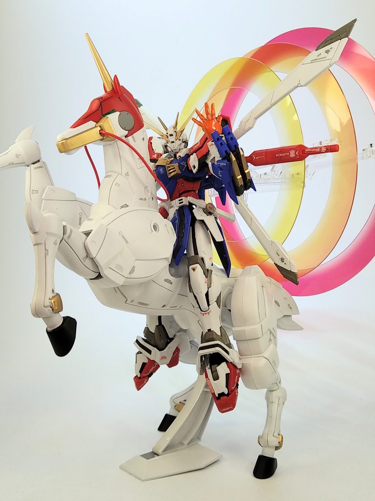 1/25まで値引き！】RGゴッドガンダム+風雲再起セット全塗装完成品 ご