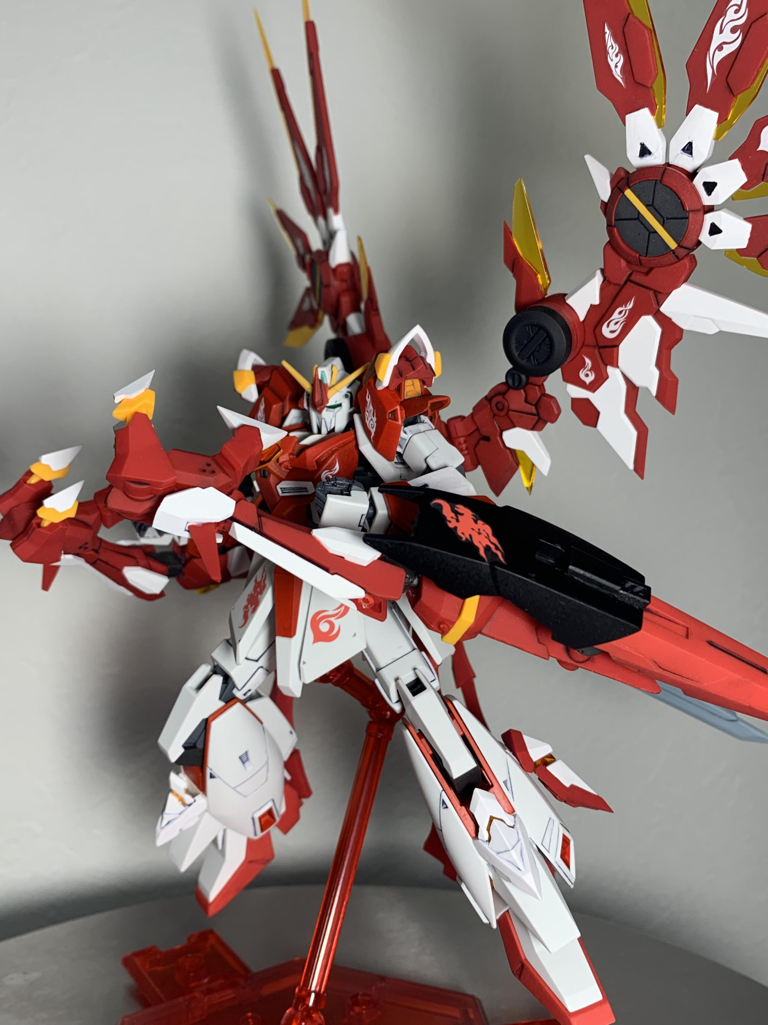 SUZAKU：可変形態 炎鳥（EN-CHO Form）｜つるじろさんのガンプラ作品