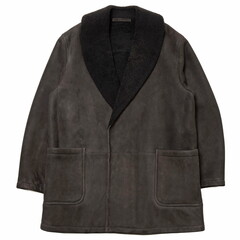 COMOLI（コモリ）シープスキン ショールカラーコート Y03-04011