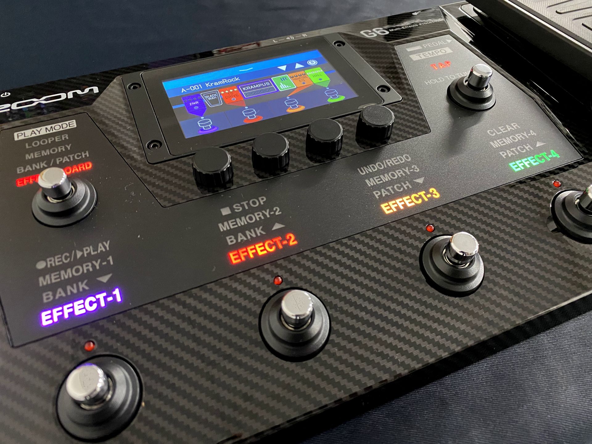 エフェクター】ZOOM G6｜フラッグシップモデル“G11”の性能は踏襲し