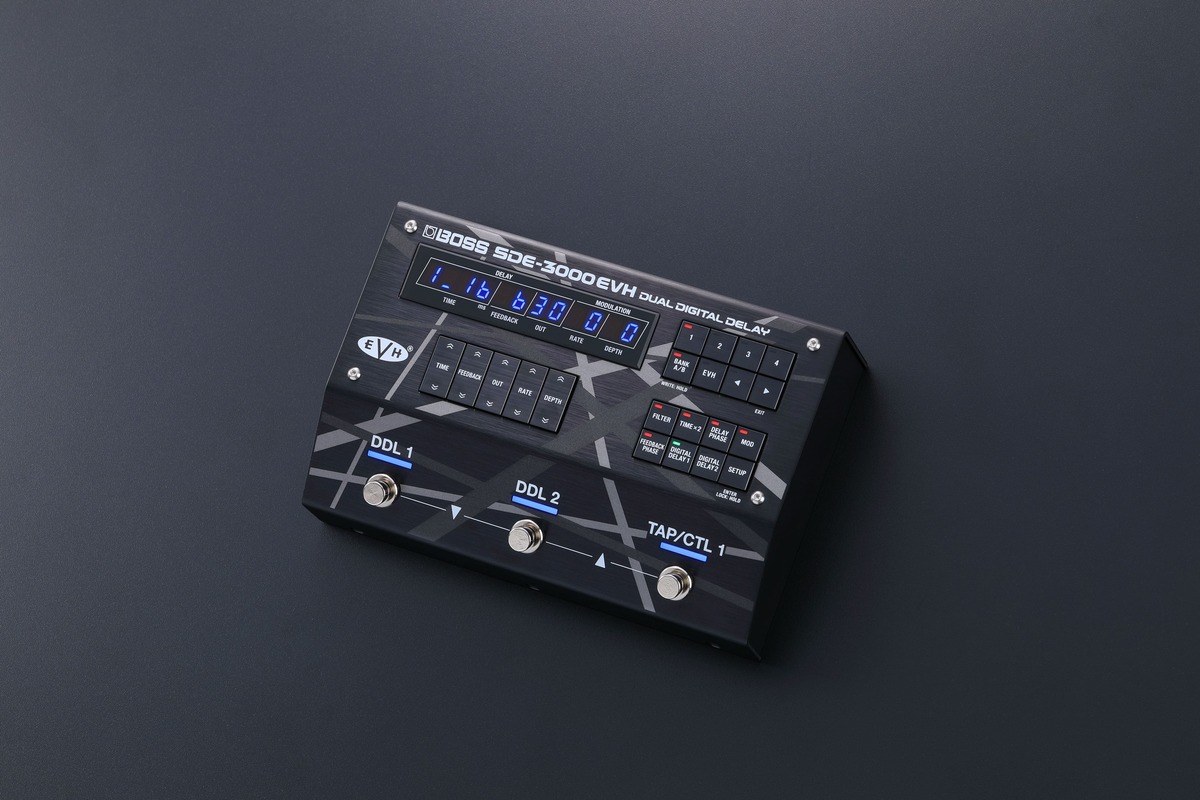 BOSS SDE-3000EVH｜Eddie Van Halen の代表的なステレオ・ディレイ