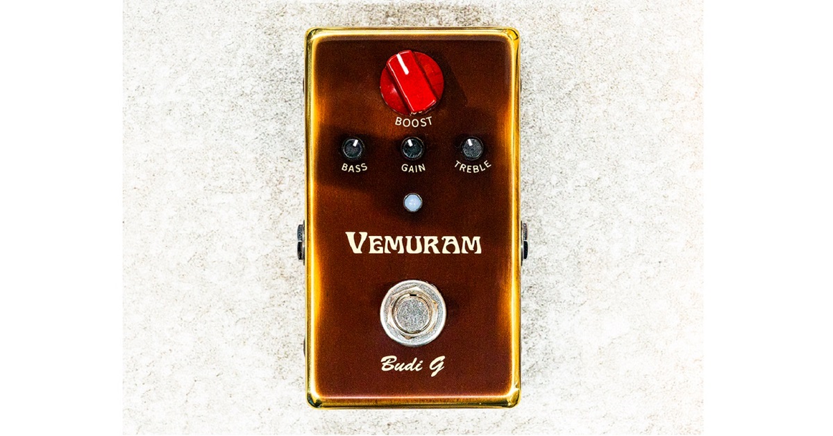 Vemuram Budi-G｜僅かな歪み感を調整出来るブーストペダルが登場