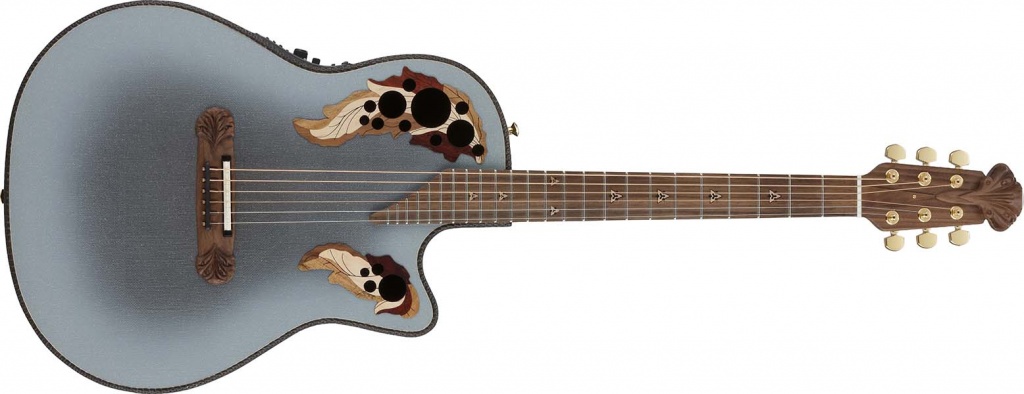 アコースティックギター】Ovation 8(Reverse Blue Burst)フィニッシュ