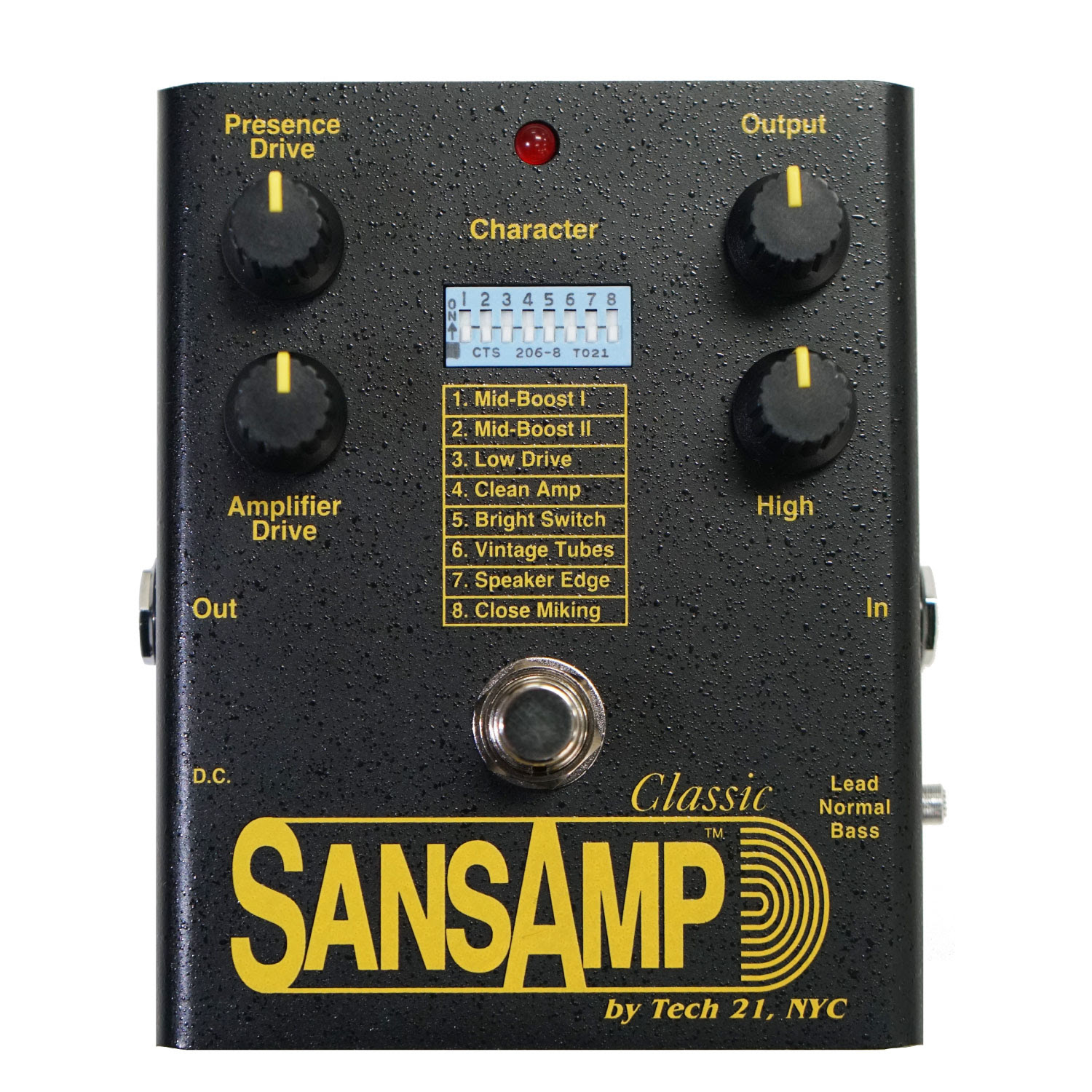 プリアンプ】TECH21 SansAmp SA-1 CLASSIC｜あの”SansAmp CLASSIC”が