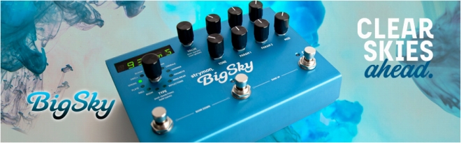 エフェクター】空間系エフェクターの新定番strymon。blueSkyリバーブの