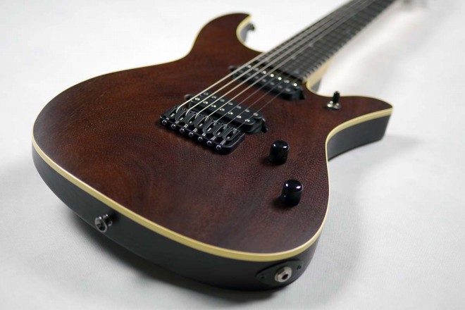 エレキギター】Crews Maniac Sound ホンジュラスマホガニー・ボディの7