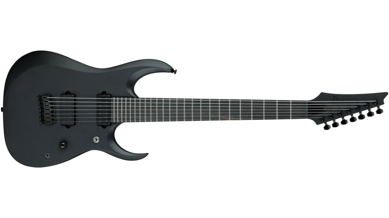 Ibanez「RGDRB71-BKF」登場。黒で統一された7弦ギターがIRON LABELに