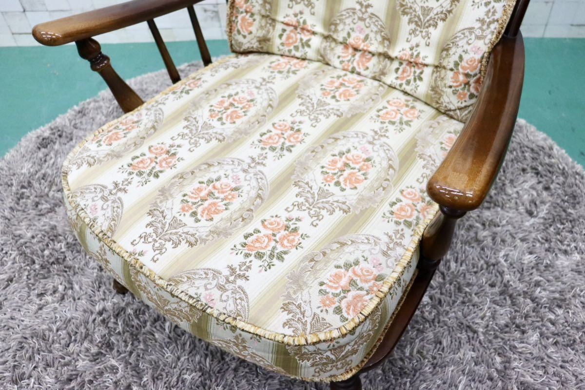 GMFH339○飛騨産業 / HIDA キツツキ アームチェア ラウンジチェア 1人