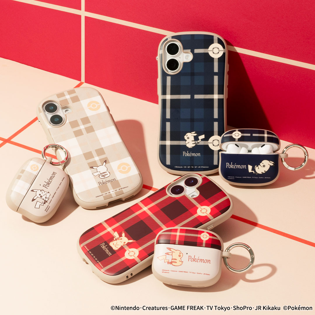 大人気の「ポケットモンスター」が描かれたiFaceスマホケース・AirPods