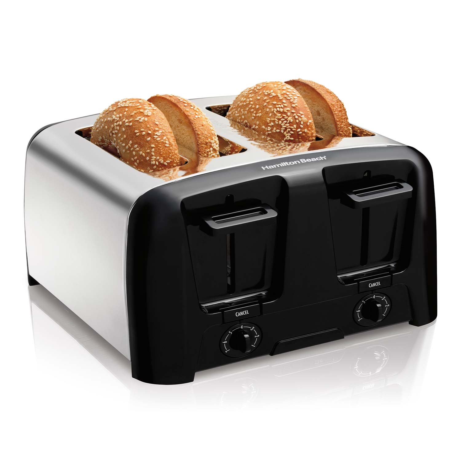4 Slice Toaster Chrome - 24614Z | HamiltonBeach.com