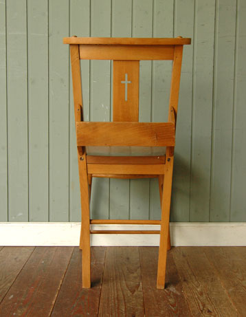 1940年代のアンティーク チャーチチェア(d-668)｜アンティークチェア・椅子