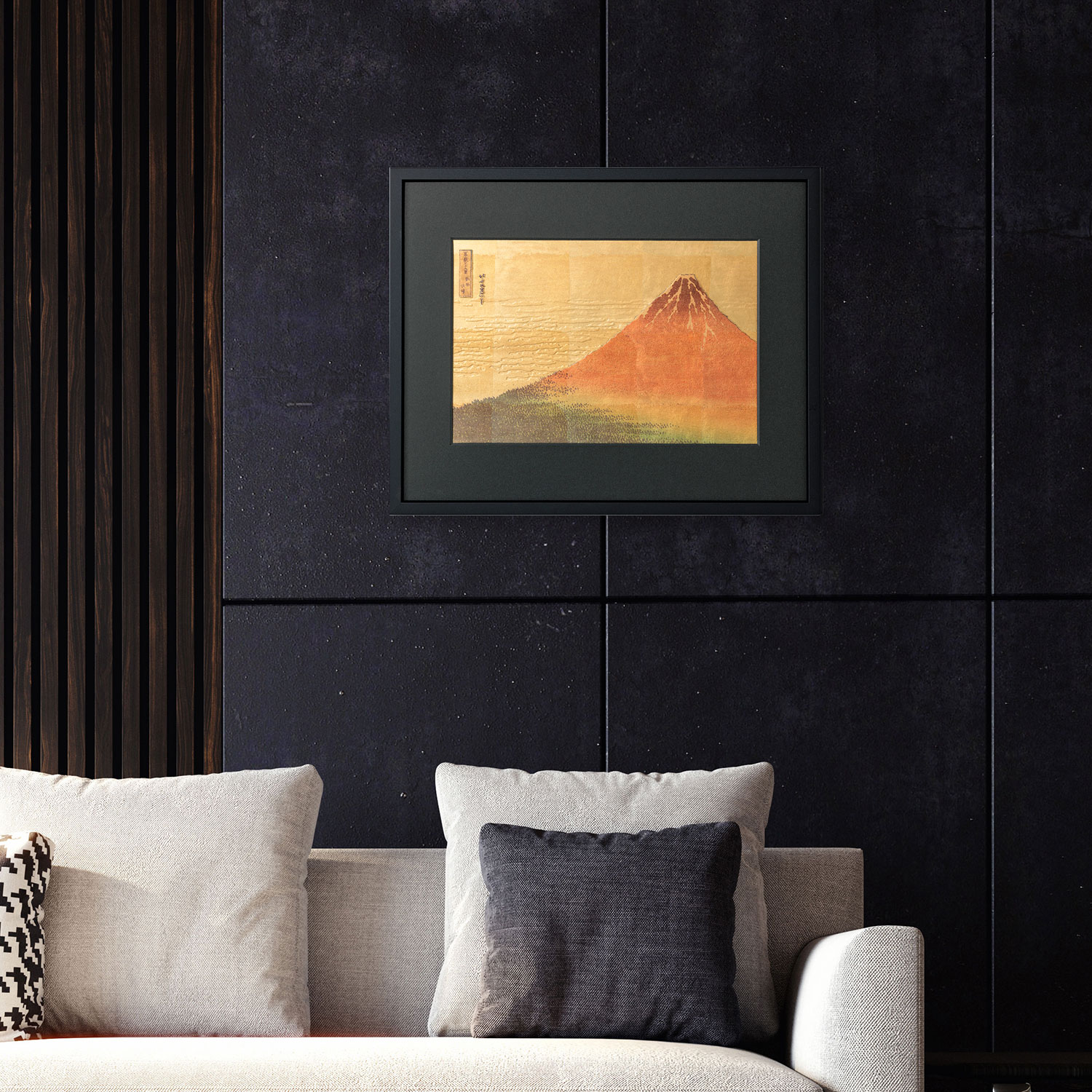 箔一 hakuichi 金箔 金沢箔 金沢 工芸品 箔名画 立体額 赤富士