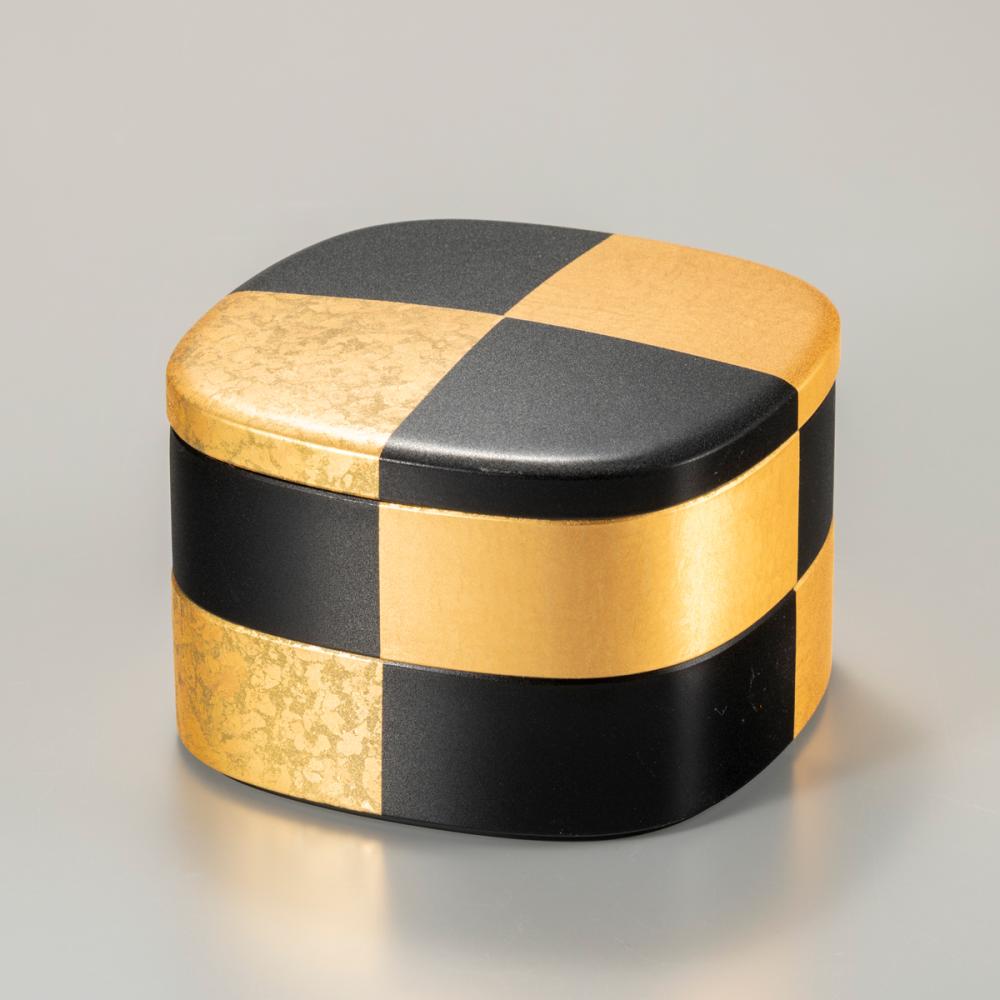 二役堂製 金箔装飾 重箱 二役堂製 金箔装飾 重箱