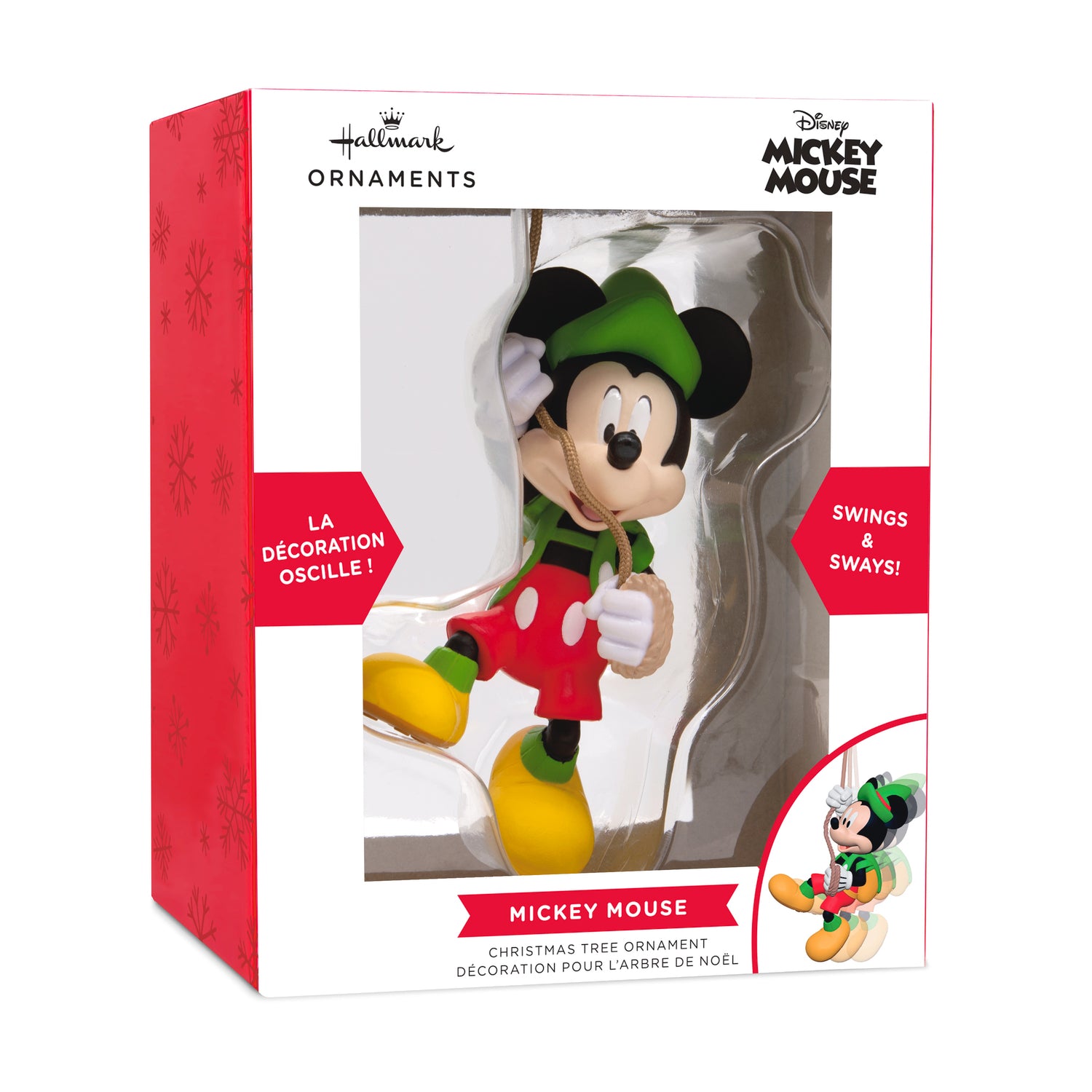 Disney Mickey Mouse Swinging Mickey Hallmark Ornament｜日本ホール