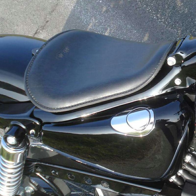 dhカスタム スポーツスター スカルHD・ソロシート (ブラック