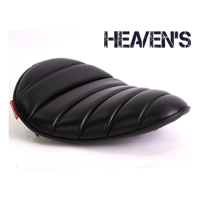 SR400/500 フラットシート ブラック/タックロール | オートバイの