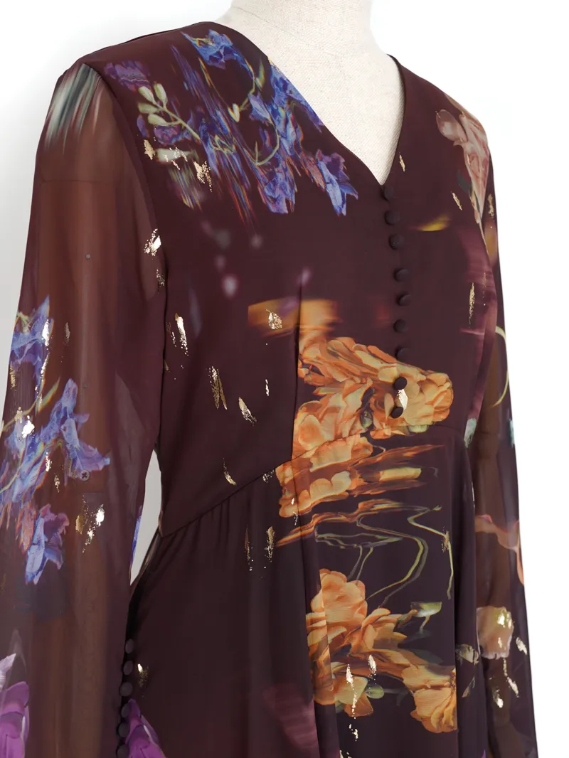 Ameri VINTAGE（アメリ ヴィンテージ）UND SCAN FLOWER DRESS