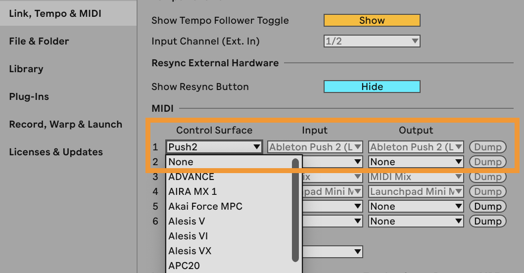 Push 2：設定方法（Mac） – Ableton