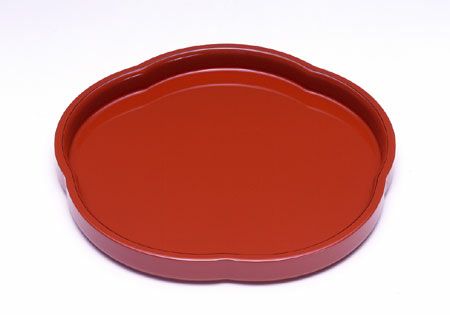 宮内庁御用達 漆器 山田平安堂】梅盆 研出（小） | 漆器 山田平安堂