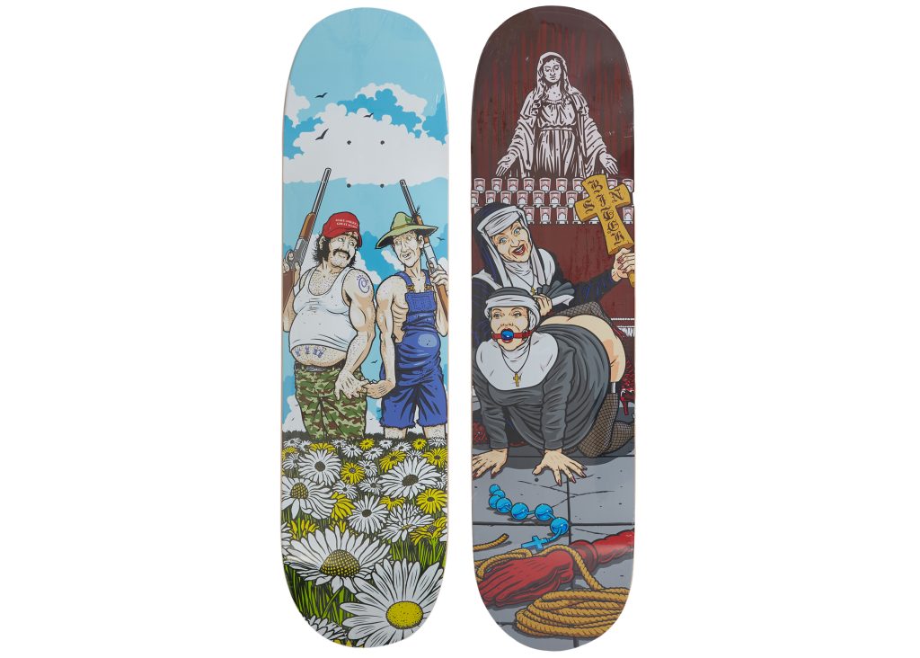 STRANGELOVE KRAMPUS DECK GREEN (10.5 x 33inch) デッキ スケート