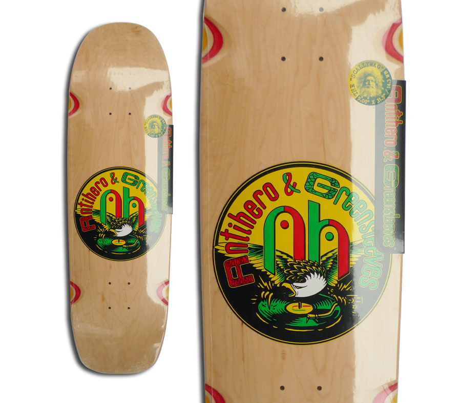 ANTI HERO x GREENSLEEVES TEAM DECK (9 x 31.5inch) デッキ スケート