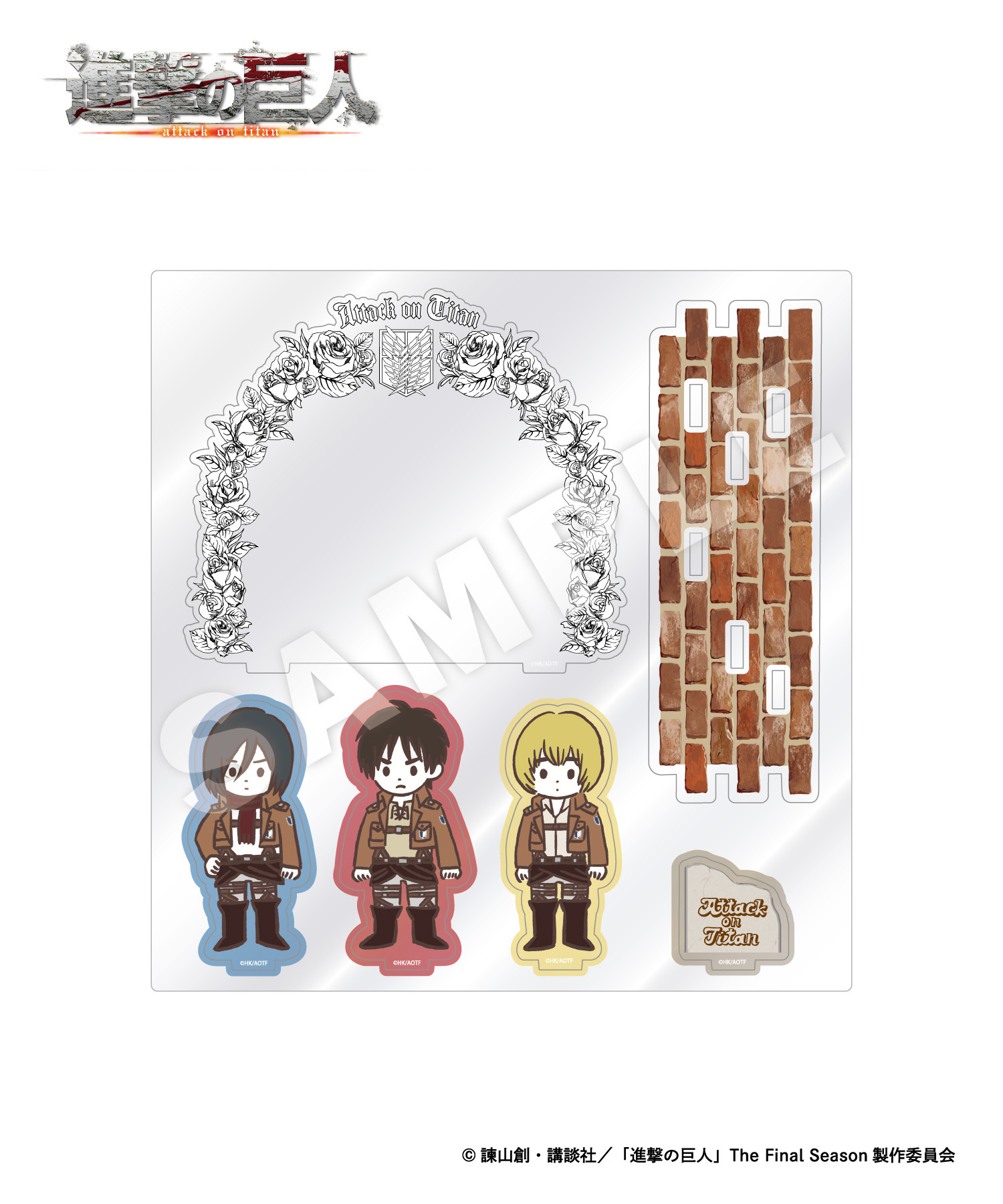進撃の巨人 ミカサ 缶バッジ 調査兵団 WIT 進撃の巨人 WIT STUDIO 描き