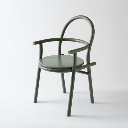 HIHI アームチェア（張り座）カラー塗装 | 飛騨産業株式会社【公式