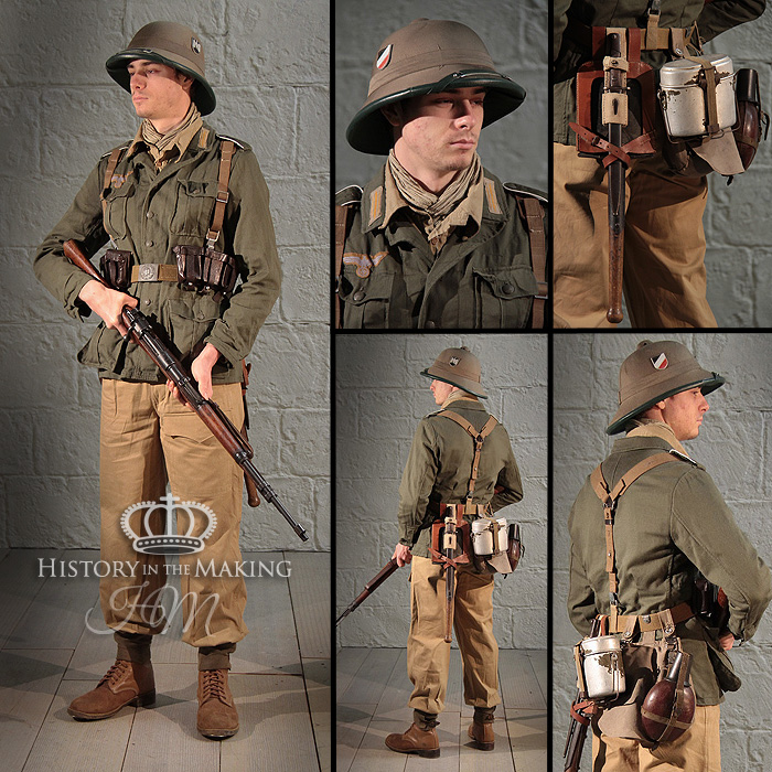 Afrika Corp- Tropical Uniform- Sun helmet- Infantry- Private