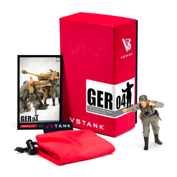 1/24 ミリタリーメタルフィギュア 1/24 ドイツ歩兵連隊迫撃砲チーム