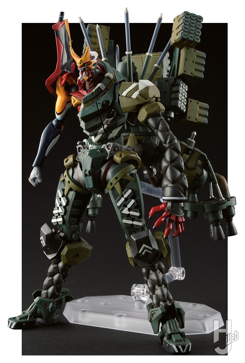 エヴァンゲリオン JA-02機体流用 ニコイチ型新2号機α】 成型色活かしの