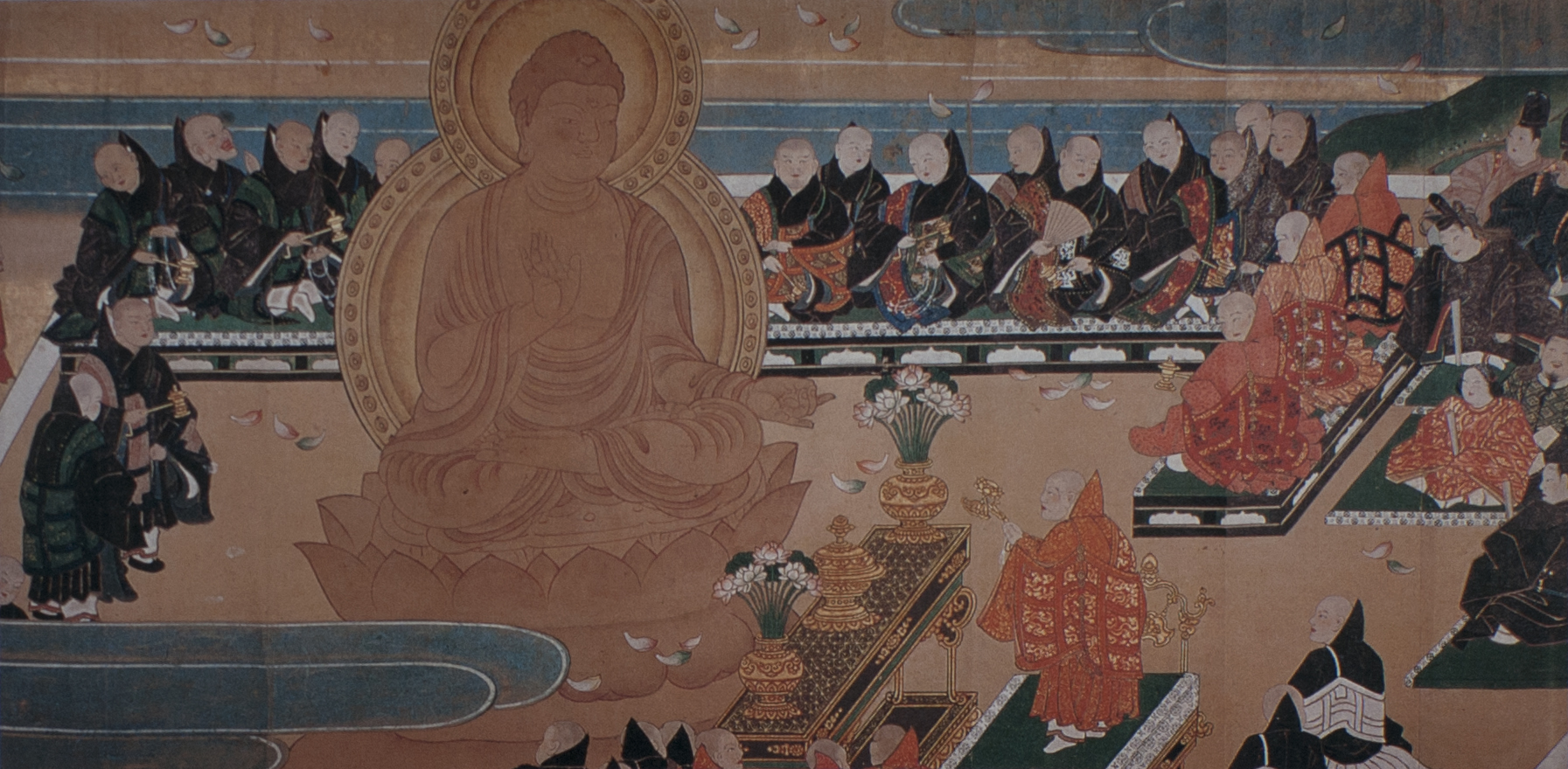 巻十一第七話 奈良の大仏の開眼供養のためにインドから高僧がやってき