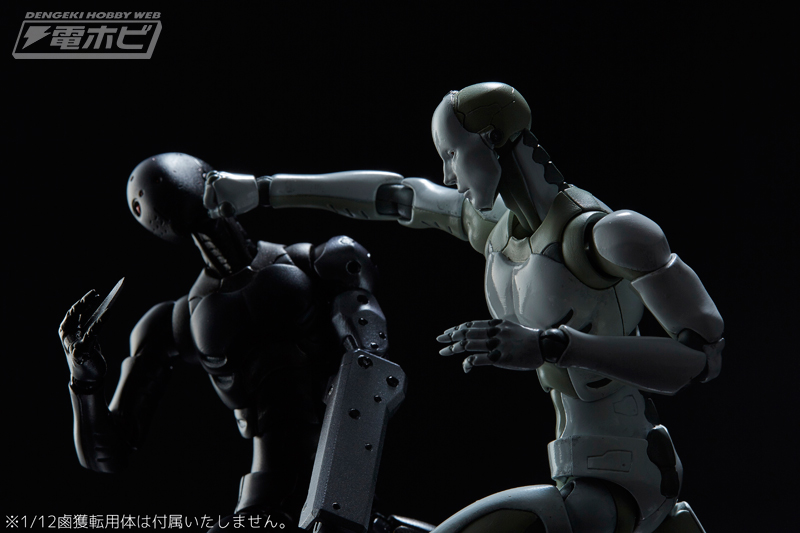 弐瓶勉氏デザイン「東亜重工製合成人間」が1/12スケール可動フィギュア