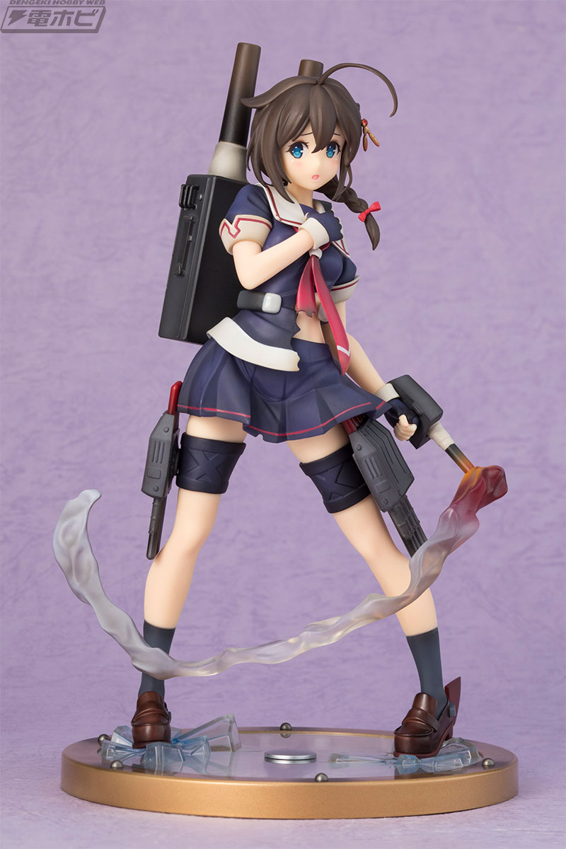 艦これ』2種類の表情が楽しめるブロッコリーの「時雨改二」フィギュア