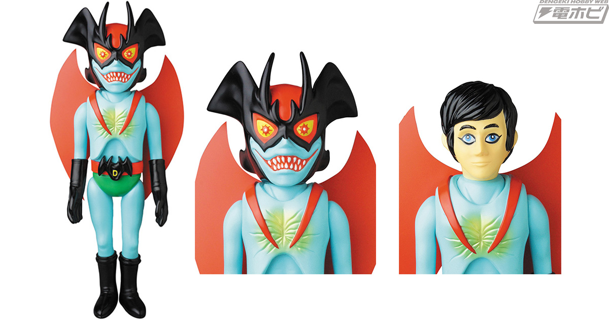 SHELTERBANKデザインの最新型デビルマンをビッグサイズソフビモデルで