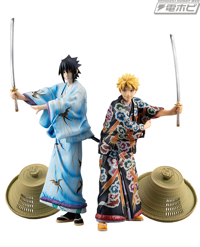 歌舞伎『NARUTO-ナルト-』のために岸本斉史氏が描いたナルト、サスケが